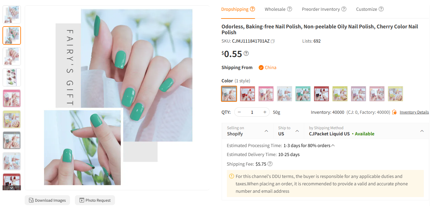 Nail Polish Organizer Rack